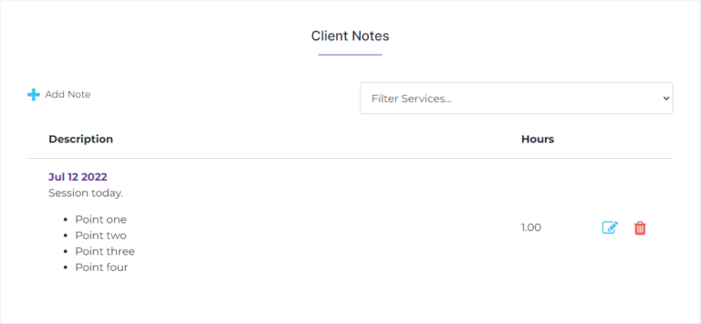 Client Note Added 1