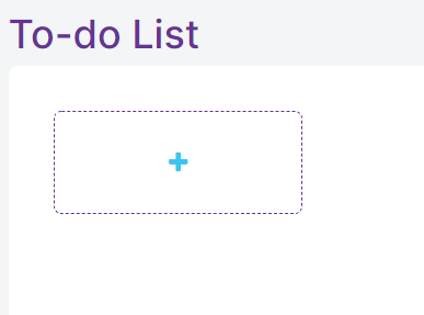 Add To-do List