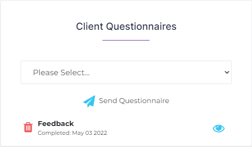 Client Questionnaire Responses